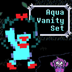 Aqua Vanity Set