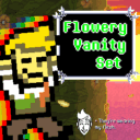 Flowery Vanity Set