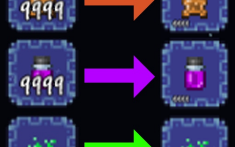 Tiny Item Stack Numbers (Journey Mode Builidng)