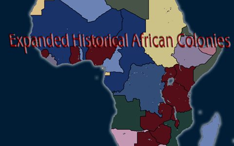 Expanded Historical African Colonies and Protectorates