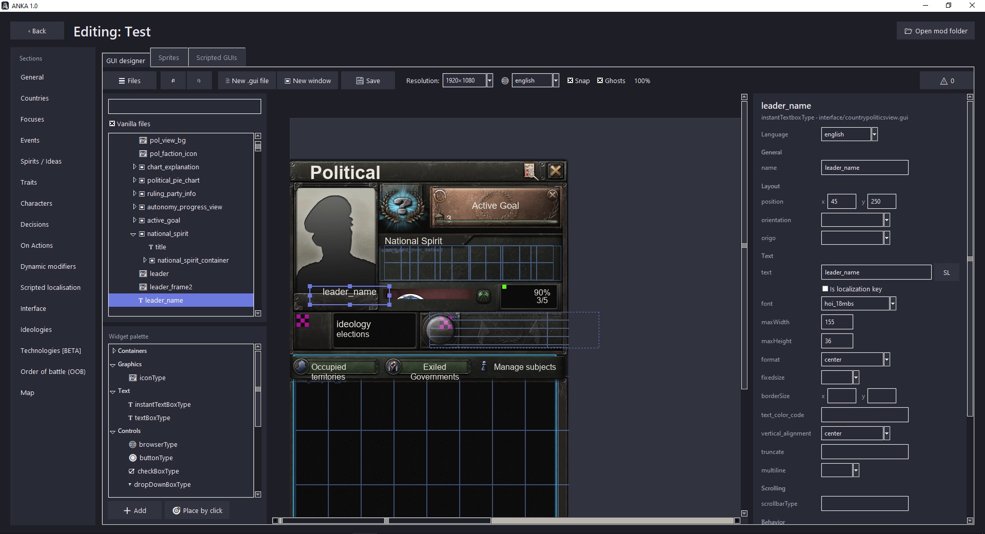 ANKA mod editor: a modding toolkit — screenshot 5