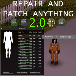Universal Repair, Rip and Patch Clothing 2.0!