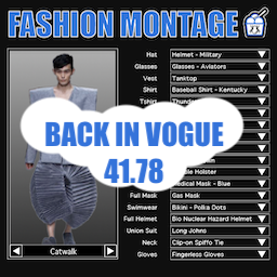 Fashion Montage – Start with any outfit in any mode