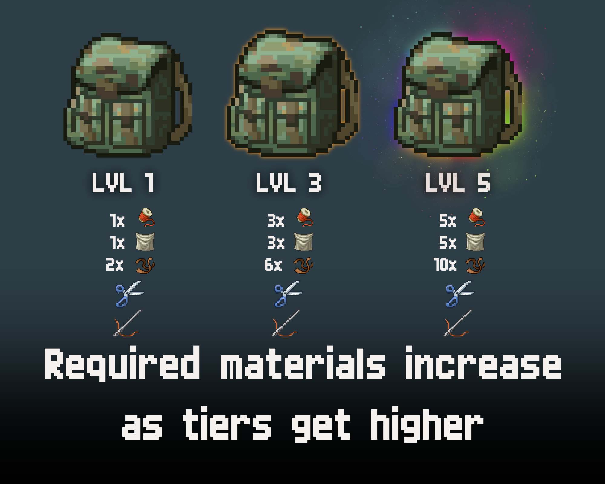 Modified Backpacks — screenshot 3