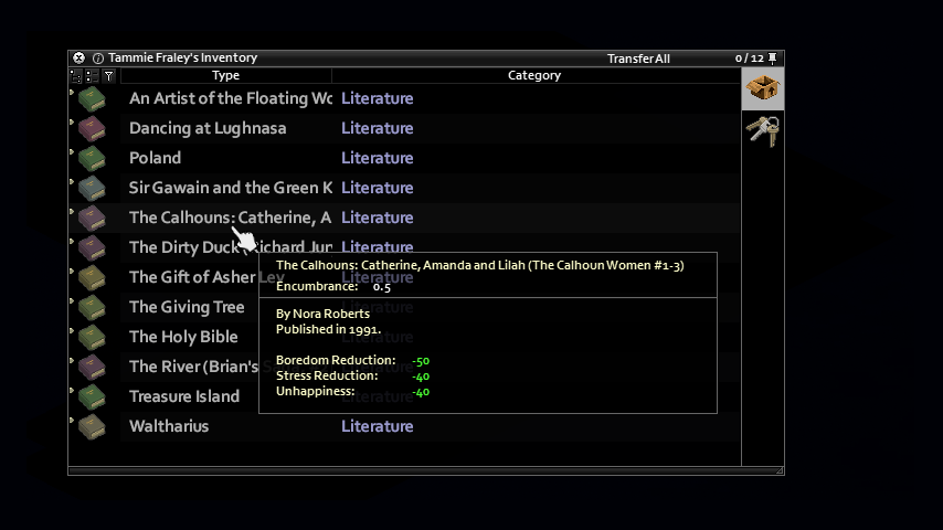 Named Literature — screenshot 2