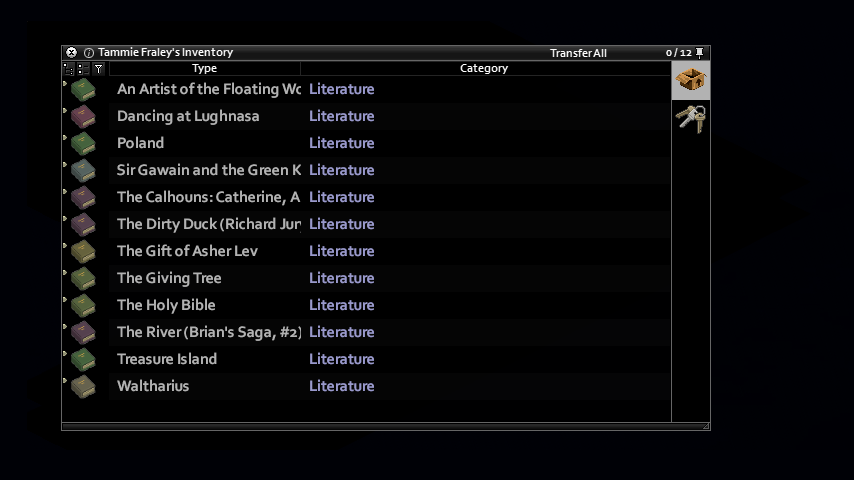 Named Literature — screenshot 1