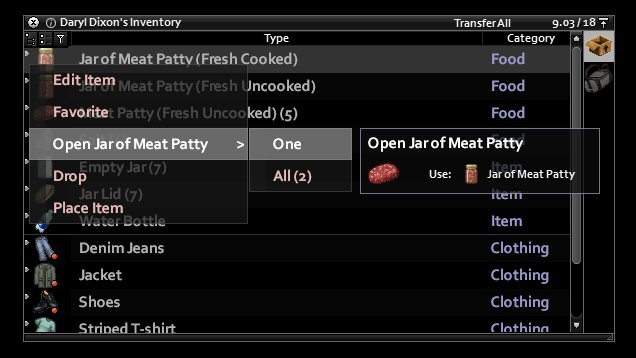 Bottling of Meat MOD for build 41 — screenshot 4