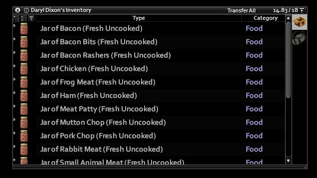 Bottling of Meat MOD for build 41 — screenshot 3