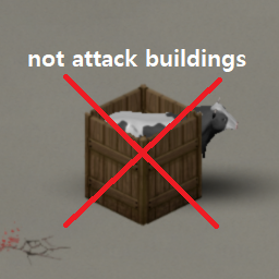Animals do not attack buildings — screenshot 1