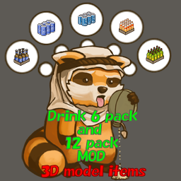Drink 6 pack and 12 pack MOD for build 41