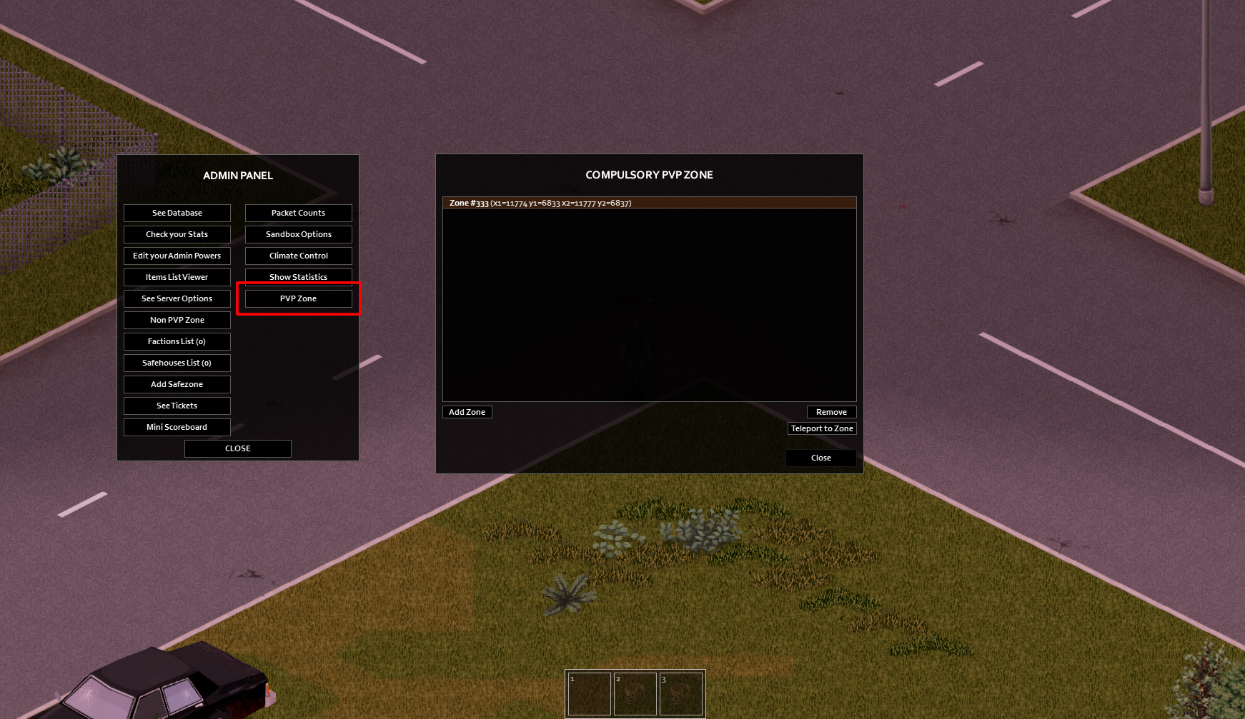 Multiplayer Three Zones: PVE, PVPE, PVP — screenshot 1