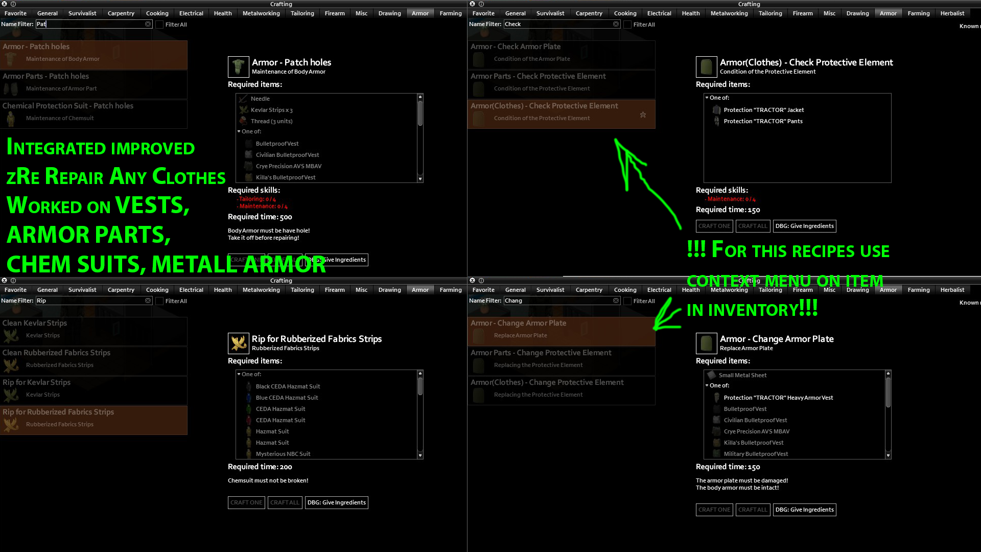 zRe ARMOR ABSORB SYSTEM by kERHUS — screenshot 2