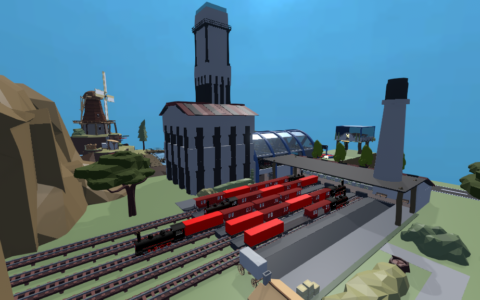 Hide and Seek map: Train Station