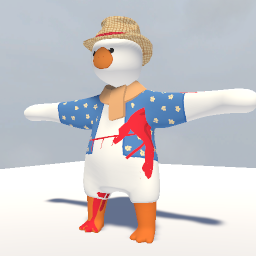 pooped goose