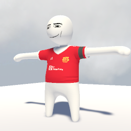 man face with cr7 shirt