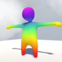 rainbow man