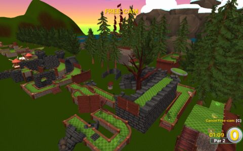 Ruins in the woods