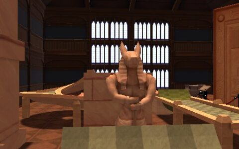 It was just a regular day at the museum