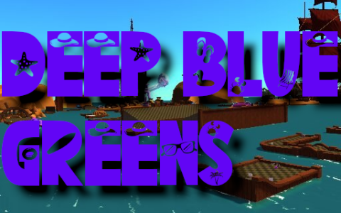 Deep blue greens