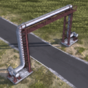 Pipeline overpass