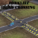 Forklift Road Crossing