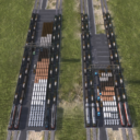 Multi Rail Large Capacity Open Storage