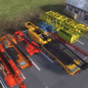 Collection of various cranes