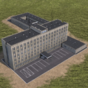 Big police station (+ small prison)