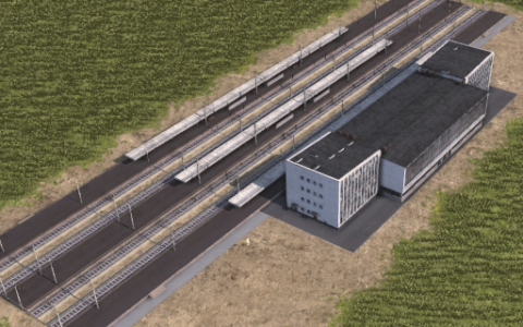Big train station