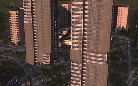 Residential buildings type I-521A