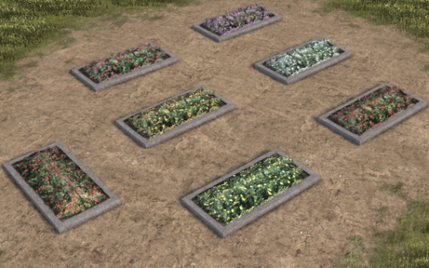 Flower beds – skins (part 1)