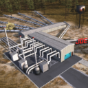 Geothermal heating and power plants