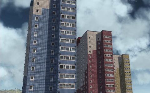 15 Story Panel Apartments