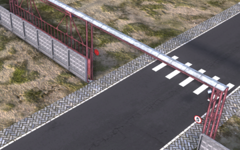 Large metal gate