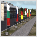 Skins for – Posters, flags, street clocks
