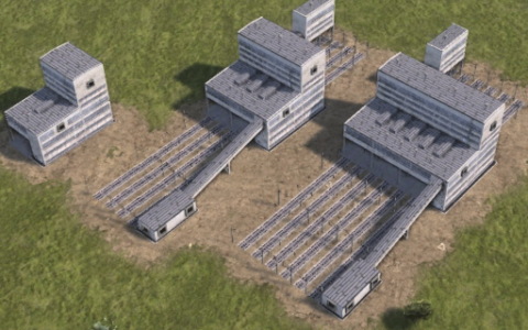 Train aggregate loading stations