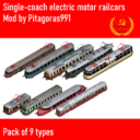 Single coach Electric railcars