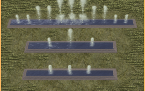 Long Fountain Pools