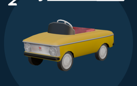 Moskvich pedal car