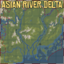 Asian River Delta (Inhabited)