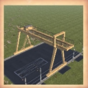small waste rail cargo station