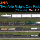 JNR 2-Axle Freight Car Pack (65 km/h) Ver. 2.0 国鉄2軸貨車パック(65km/h)Ver.2.0