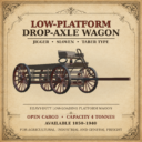 Low-Platform Drop-Axle Wagon
