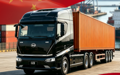BYD Q3 Electric Semi-trailer Tractor