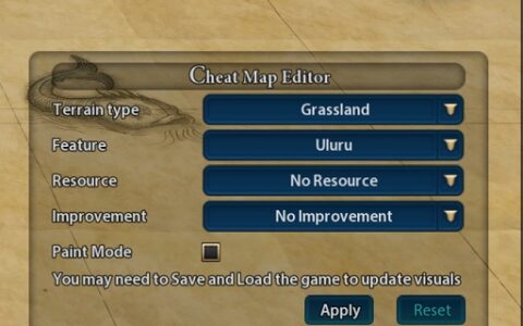 Cheat Map Editor