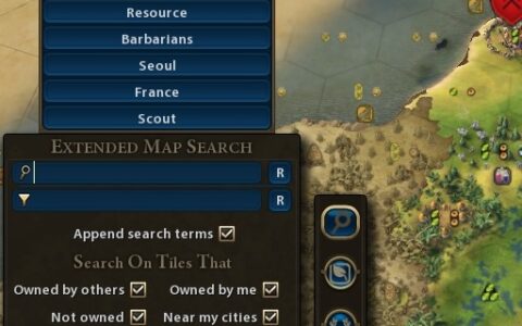 Map Search Extension