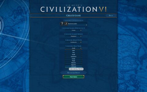 Larger Map Sizes