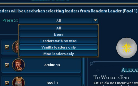Better Leader Picker (UI)