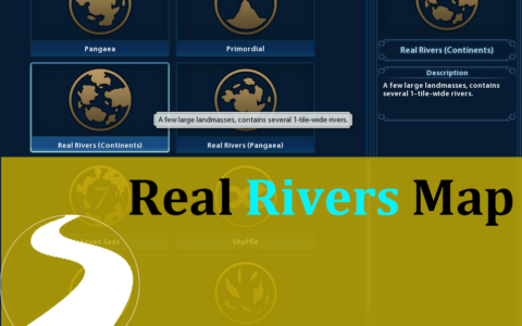 Real Rivers for Random Maps
