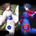 [The Garden of Sinners]Ryougi Shiki and Ryougi Shiki of Japan